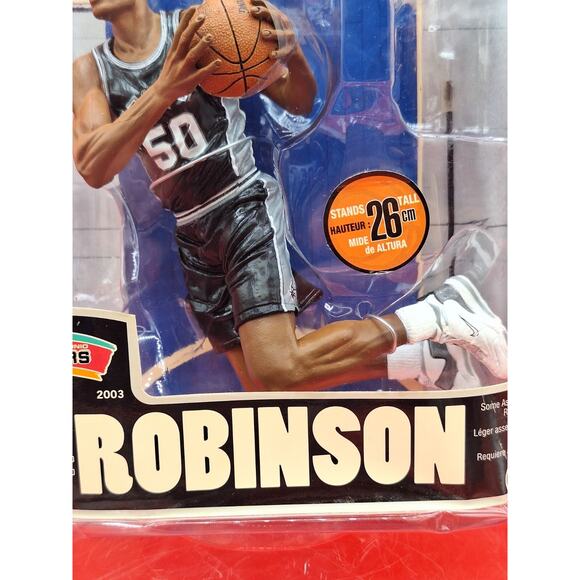 Legendary San Antonio Spur DAVID ROBINSON Action Figure. NBA Hardwood Classics - Picture 3 of 9